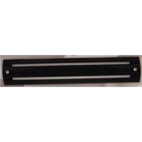 Plafonnier noir rubis T5 2x24 W 19x67 cm