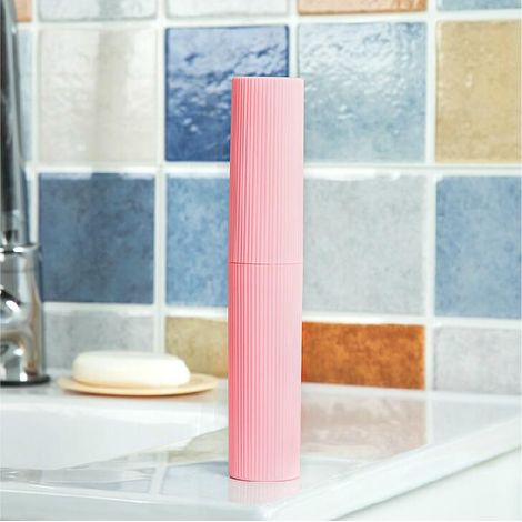 1 tasse de brosse à dents, tasse de salle de bain,Facile à transporter, couvert (1/4)