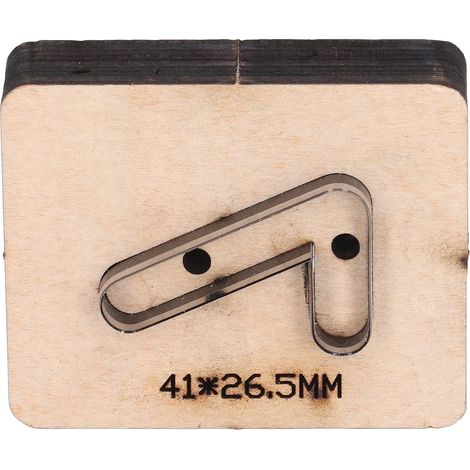 Lot 41x265mm Découpe Cuir Forme Numéro 7, Moule de Découpe pour Artisanat DIY Fabrication Bijoux (1/5)