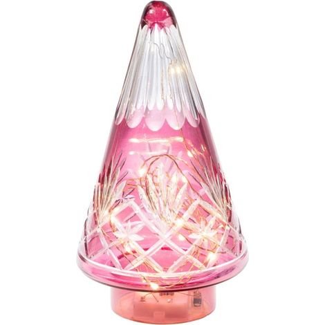 Amadeus - Sapin de Noël Led rose 24 cm (1/3)