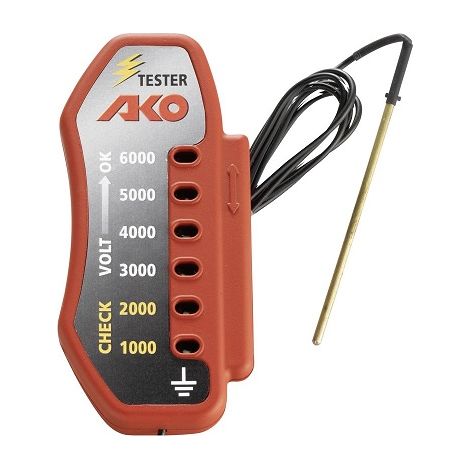 AKO Tensiometro Currente Controllo per recinzioni. Processore fino a 6000V