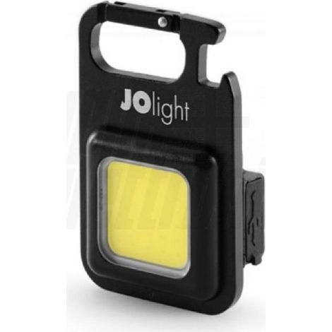 Alpha elettronica torcia led slim portatile clip a batteria 5w jo462pw