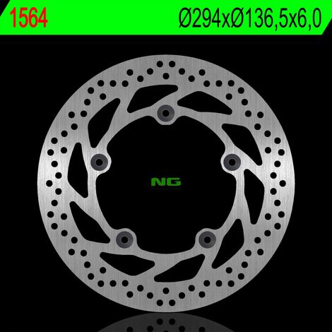 Disco de freno trasero BMW K1200/1300 GT 2009-2013, 294 mm, 5 orificios