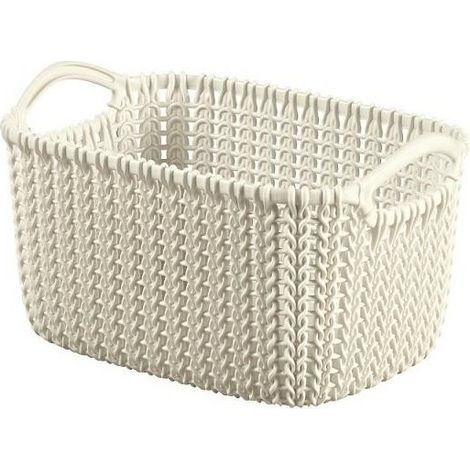 Curver Panier de rangement design crème 3 litres