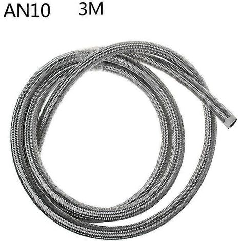 Voici une proposition de titre produit en français (caractères ≤ 190) :
Tuyau de frein inox tressé 3M, flexible essence/huile/gaz, raccords AN4 AN6 AN8 A-AN10, ligne carburant haute pression (1/4)