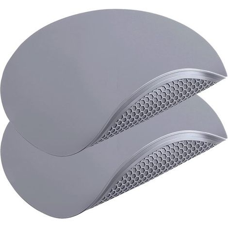Tapis de micro-ondes en silicone, rond, 30 x 30 cm, lot de 2, tapis multifonctionnel résistant à la chaleur, protection anti-éclaboussures, dessous de plat (1/5)
