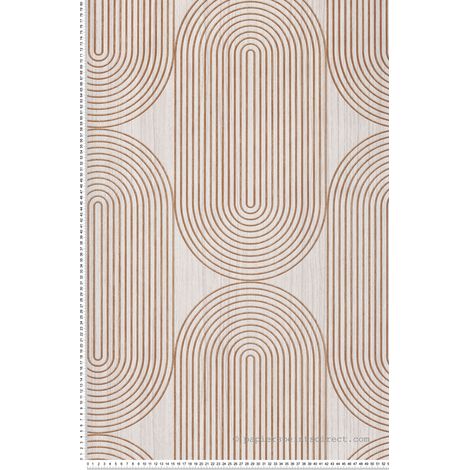 Papier peint Géométrique Marron Reality 4 Lutèce (1/2)