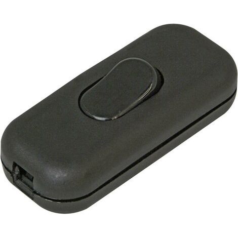 Kopp 191305001 Schnurschalter mit Zugentlastung Schwarz 1 x Aus/Ein 6 A 1 St. (1/4)