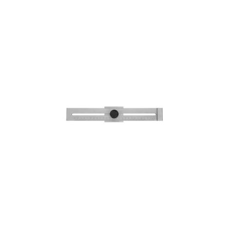 Règle de Précision pour Menuiserie 0-250mm - Instrument de Mesure Haute Précision - Échelle Graduée - Outil Professionnel pour Bois