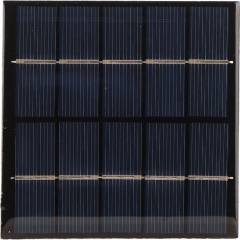 Panneau solaire 5V 1.2W en polysilicium pour charge de batterie 3.7V, idéal projets DIY et camping. (1/5)