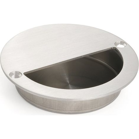 Tirador ambutido de aluminio con acabado, dimensiones: 90x90x20mm entrepuntos: 90mm - (1/5)