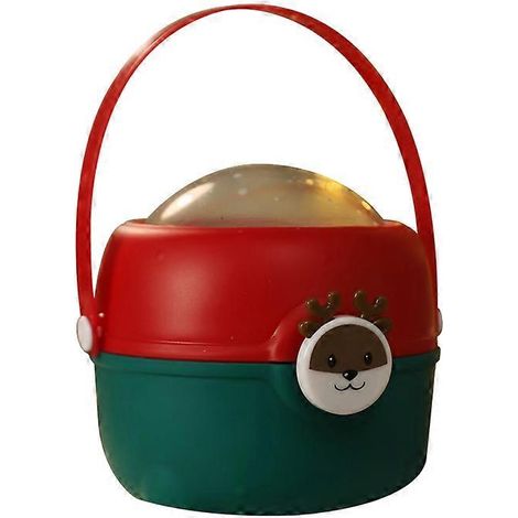 Weihnachtsgeschenkartikel, Rentier, Obst, Hochzeit, Elch, Apfel, winterlicher Baumschmuck, Geschenk zum Befüllen, Deckel, Teller, Schüssel, Griff, Kunststoff, Apfel (1/5)