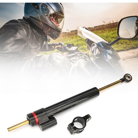 Amortisseur de direction réglable en fibre de carbone pour moto Kawasaki (1/5)
