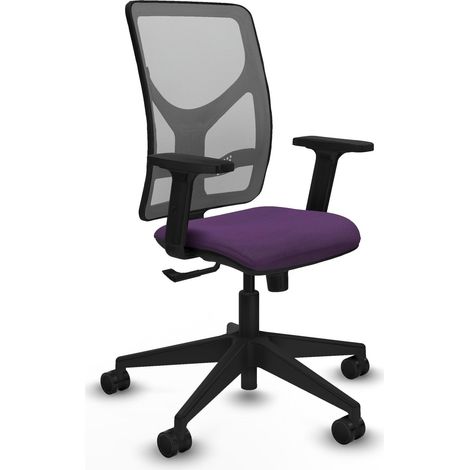 Silla de oficina piqueras y crespo Motilla negro espuma gruesa (1/2)