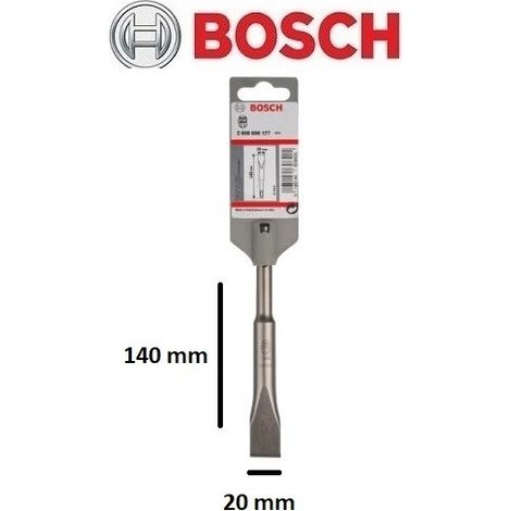 BOSCH SCALPELLO PIATTO PER MARTELLI DEMOLITORI SDS PLUS L 140 mm