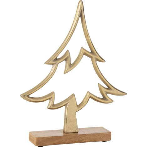 Sapin décoratif en aluminium Or 25 cm (1/2)