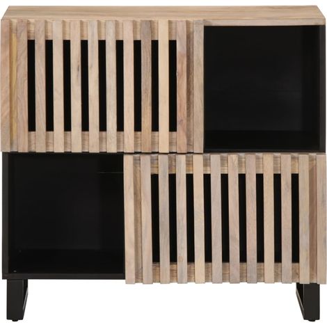 Maison Exclusive - Credenza 80x34x75 cm in Legno Massello di Mango (1/5)