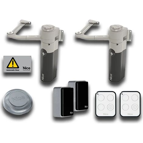 Bausatz für Drehtor 2 Flügel 1,8 m 24 V WALKY 2024 BD NICE WALKY2024BDKCE (1/3)