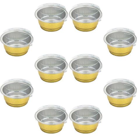 Gobelets en aluminium résistants à la chaleur pour repas en extérieur, 5,9 x 5,9 x 2,5 cm, lot de 30. (1/5)