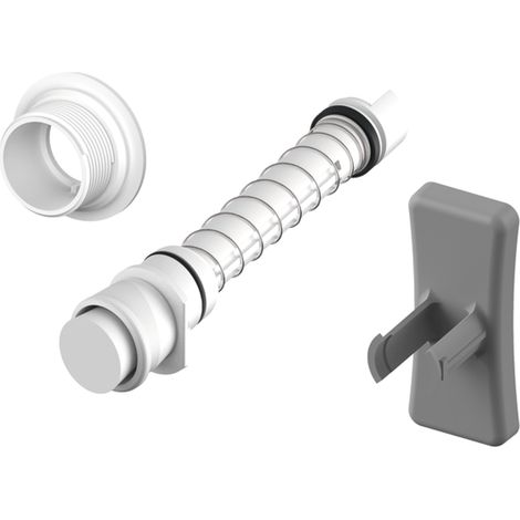 TECE Set complet de barre de douche, blanc, 9820363