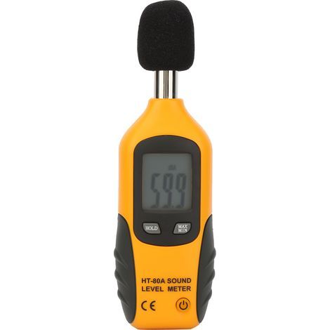 HT-80A Geräuschpegelmesser mit LCD-Bildschirm, Schallpegelmessung 30-130 dB (1/5)