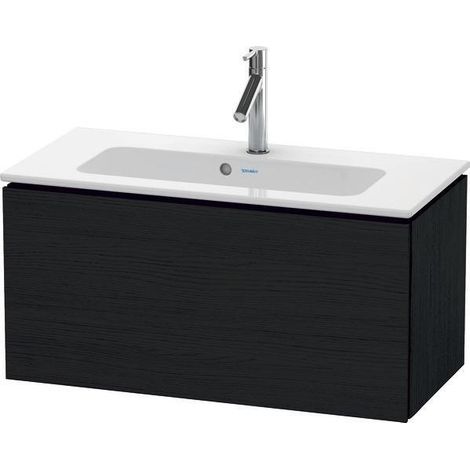 Meuble-lavabo L-CUBE 820x391mm 1 tiroir coulissant we ma ES NB milieu