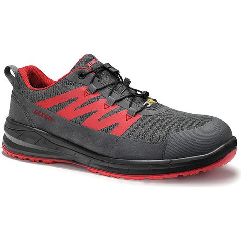 Elten Sicherheitshalbschuh MARTEN XXSports grey-red Low ESD S1, Gr. 40 (1/5)