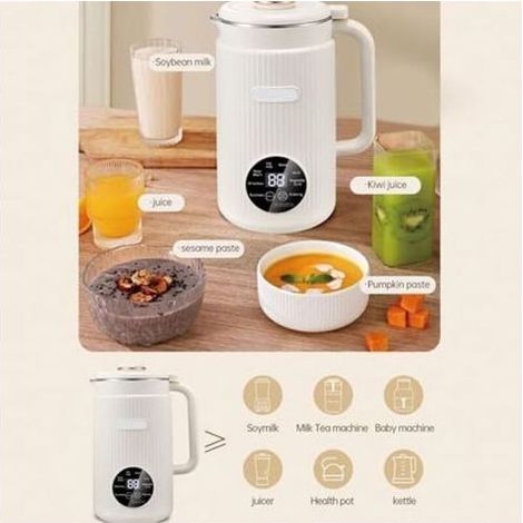 Automatischer Milchaufbereiter für pflanzliche Milch mit Selbstreinigungsfunktion und 8-Stunden-Warmhaltefunktion für Mandel-, Nuss-, Hafer- und Sojamilch, laktosefrei (1/5)
