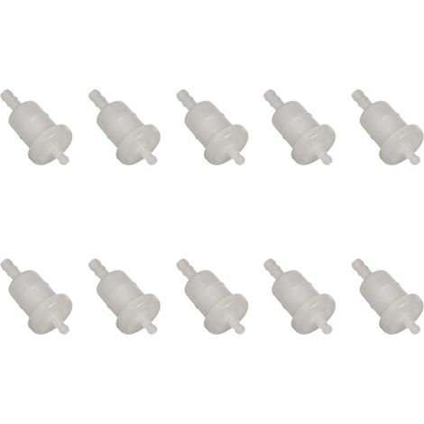 10 éléments filtrants pour pompe basse pression de moteur hors-bord 16910-ZV4-015, compatibles avec les moteurs Honda de 8 à 90 CV. (1/5)