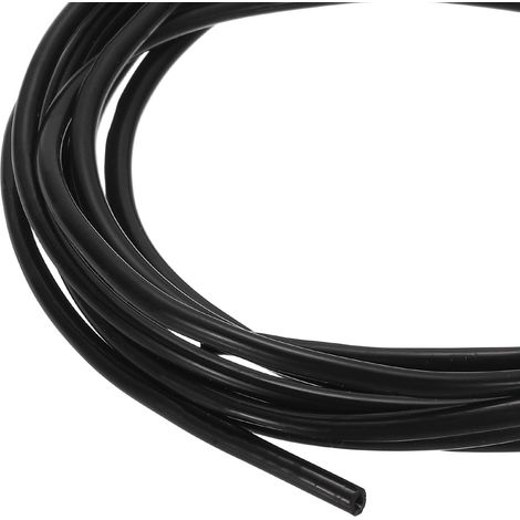 3 m Gaine en Silicone Fendue, DI 2mm Noir Gaine en Silicone Fendue Organisateur De Câble Enveloppe De Protection pour Câble USB Charge Alimentation Câble Audio Vidéo (1/5)