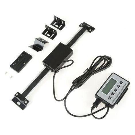 Digital Linear Remote, 0-150mm Remote Linear Scale LCD Digital Readout Multifunctional Measuring Tool Display Ruler for Milling Machines, Woodworking and Metal Lathe (1/4)