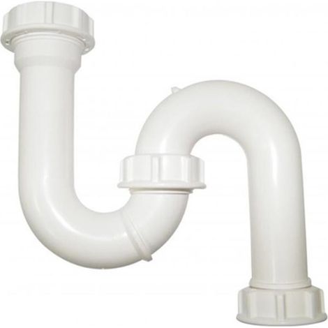 FloPlast 40mm White Polypropylene S Trap with 38mm Seal