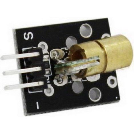 Modulo Transmisor LASER 5V Rojo 650 nm 5mW 6mm Diodo Arduino