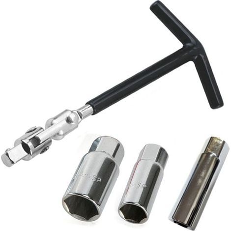 Kit Clés À Bougie 16 Mm 14 Mm 21 Mm Douilles Pour Bougies Outil Mécanique (1/4)