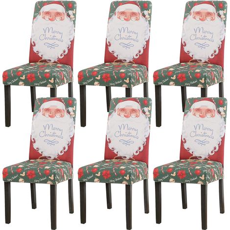 Coprisedia elasticizzato per sala da pranzo - Coprisedia protettivo - Stile europeo - Ideale per matrimoni, banchetti, feste, Natale e compleanni. (1/5)
