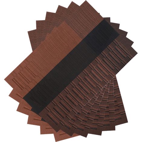 Alfombra Antideslizante - Resistente al Calor - 30 x 45 cm - Negro - 6 Unidades (1/5)
