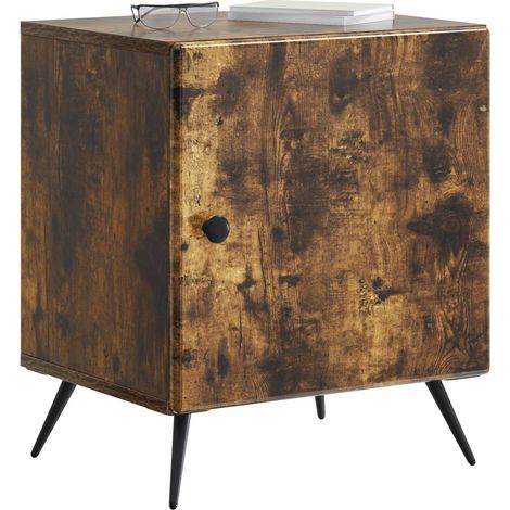 Maison Exclusive - Armadio da Notte Rovere Fumo 43 x 34,5 x 50 cm