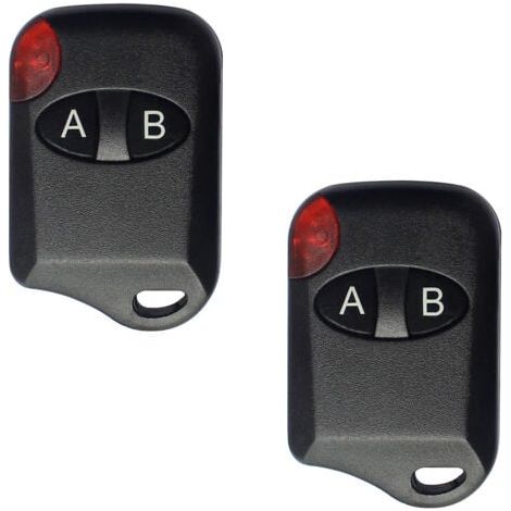 Télécommande Portail Electrique Sans Fil 433 mHZ 2 Boutons Duplicateur Clonage Clé Copi Télécommande pour Porte de Garage Porte électrique (1/4)