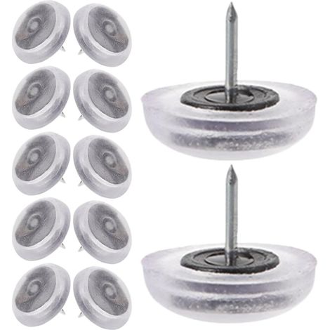 Lot de 24 protections et embouts en silicone pour pieds chaise, clous (1/5)