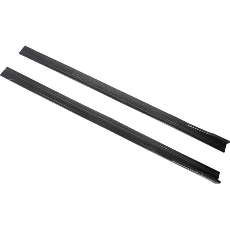 Lot de 8 bas de caisse de 218 cm, motif fibre de carbone, 4 sections, noir brillant, universels, pour Honda Accord. (1/5)
