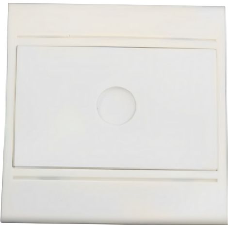 60350 Eur'ohm Obturateur Complet Standart Blanc