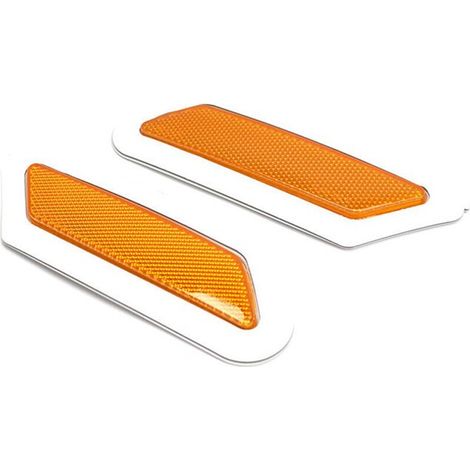 Cinco pares de luces de posición laterales amarillas para el parachoques delantero (modelos 80A945071 y 80A945072) para los modelos Audi Q5/SQ5 de 2018 a 2020.