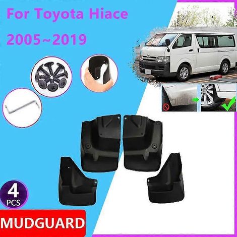 Für Toyota Hiace H200 2005–2019 2008 2016 Auto Radkotflügel vorne hinten Schmutzfänger Schmutzfänger Spritzschutzklappe Autozubehör