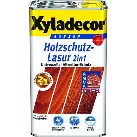 XYLADECOR Holzschutz-Lasur Nussbaum 2,5l - 5078382 (1/2)
