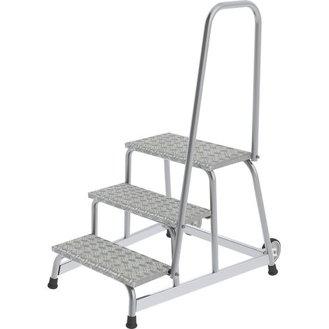 MUNK, Marchepied de montage mobile, 2 roulettes pivotantes,