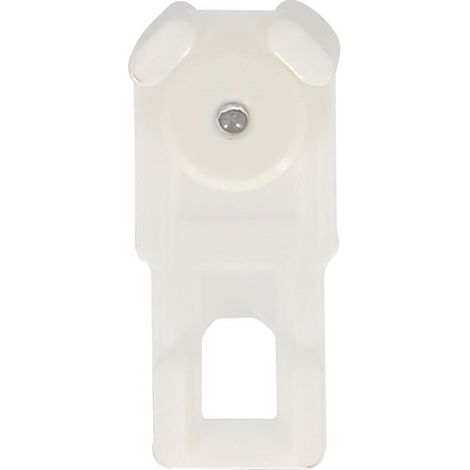 Galet pour tringle chemin de fer – lot de 12 – dimensions 24x16 mm – pour fixation sur bois dur – usage intérieur – Mobois