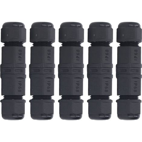 Connecteur de câble étanche IP68, 5 pièces, 380V, 16a, connecteurs électriques extérieurs pour équipement industriel (1/5)