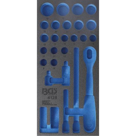 Insert de Servante d Atelier 1/3 Vide - 204 x 61 x 432 mm - Compatible Art. 4126 - Organisation et Rangement - D-Work