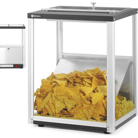 Vetrina riscaldata per nachos e noci 30 l 300 W - Hendi 282779