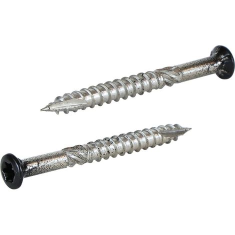 Vis à tête bombée - Radix - Noir - 5,0 x 50 mm RVS-410 (200 pièces) (1/2)